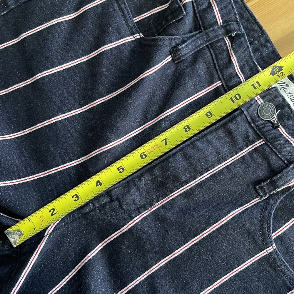 Madewell Cali Demi Boot In Elsie Stripe Size 29 - Picture 10 of 14